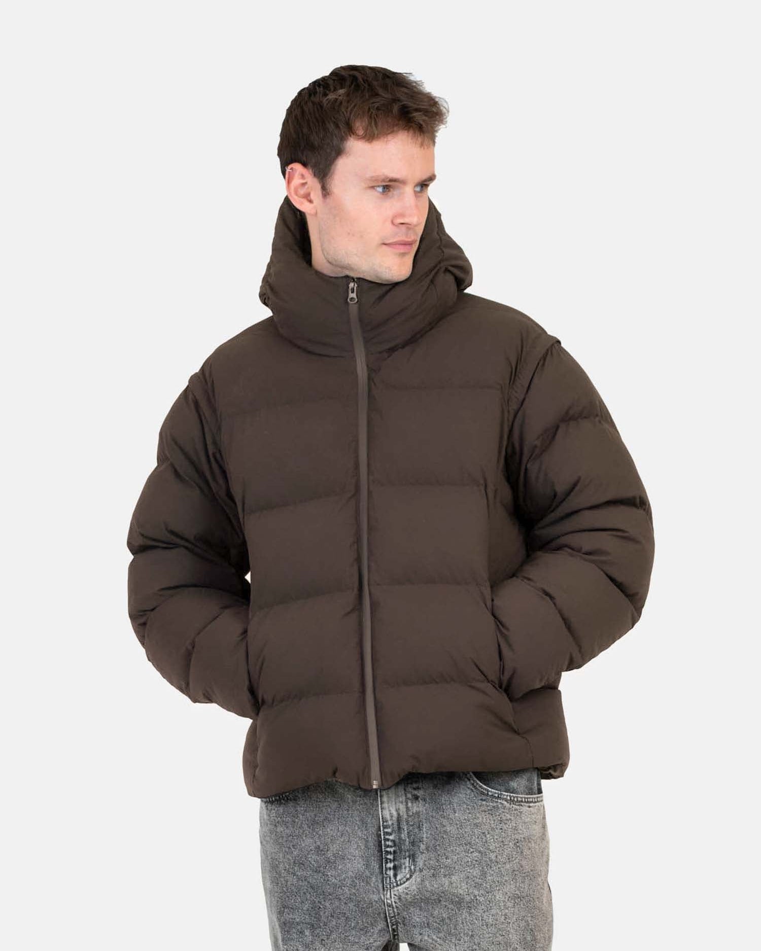 Puffer Jacket Brun | Skagen - clothing.dk